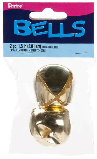 Jingle Bells Gold 1 5 Inch